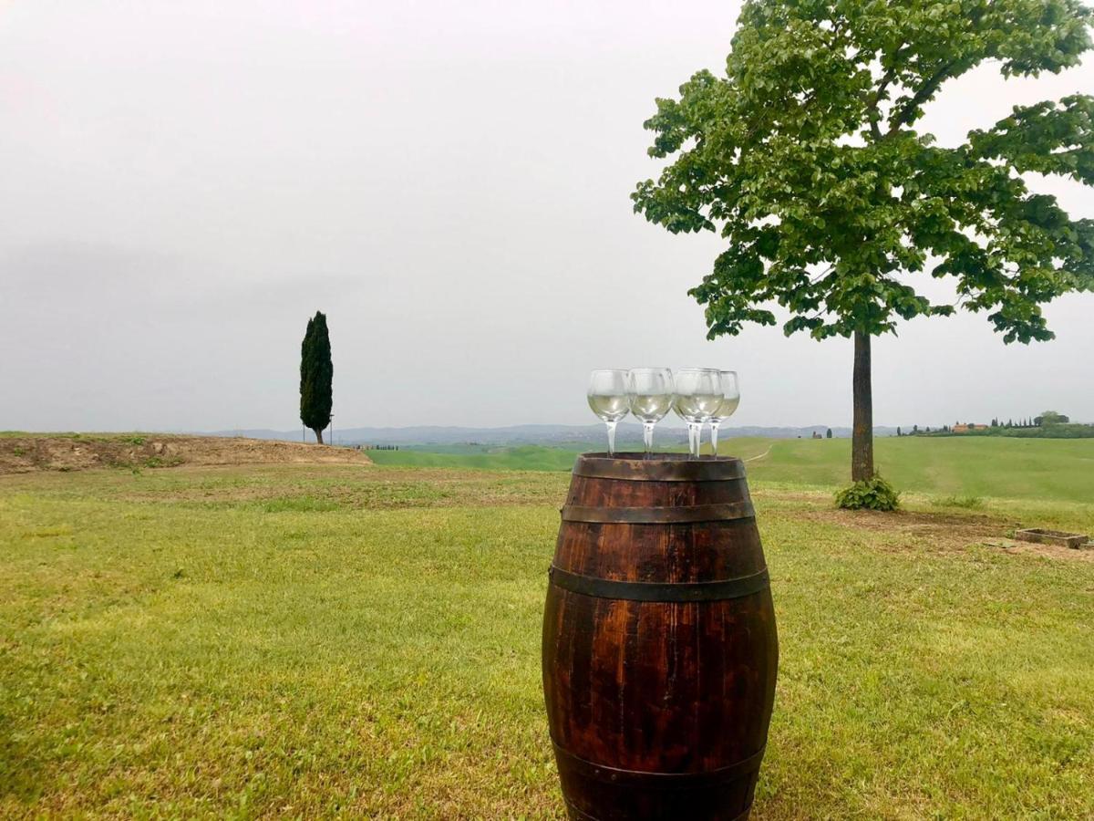 Podere Il Granaio - Crete Senesi - Tuscany Siena Eksteriør bilde