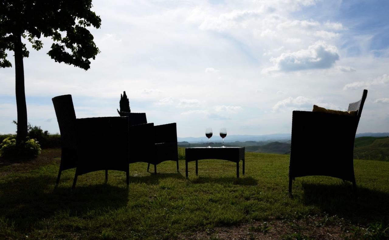 Podere Il Granaio - Crete Senesi - Tuscany Siena Eksteriør bilde