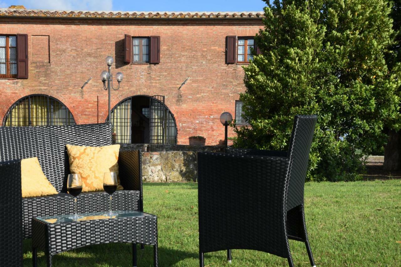Podere Il Granaio - Crete Senesi - Tuscany Siena Eksteriør bilde