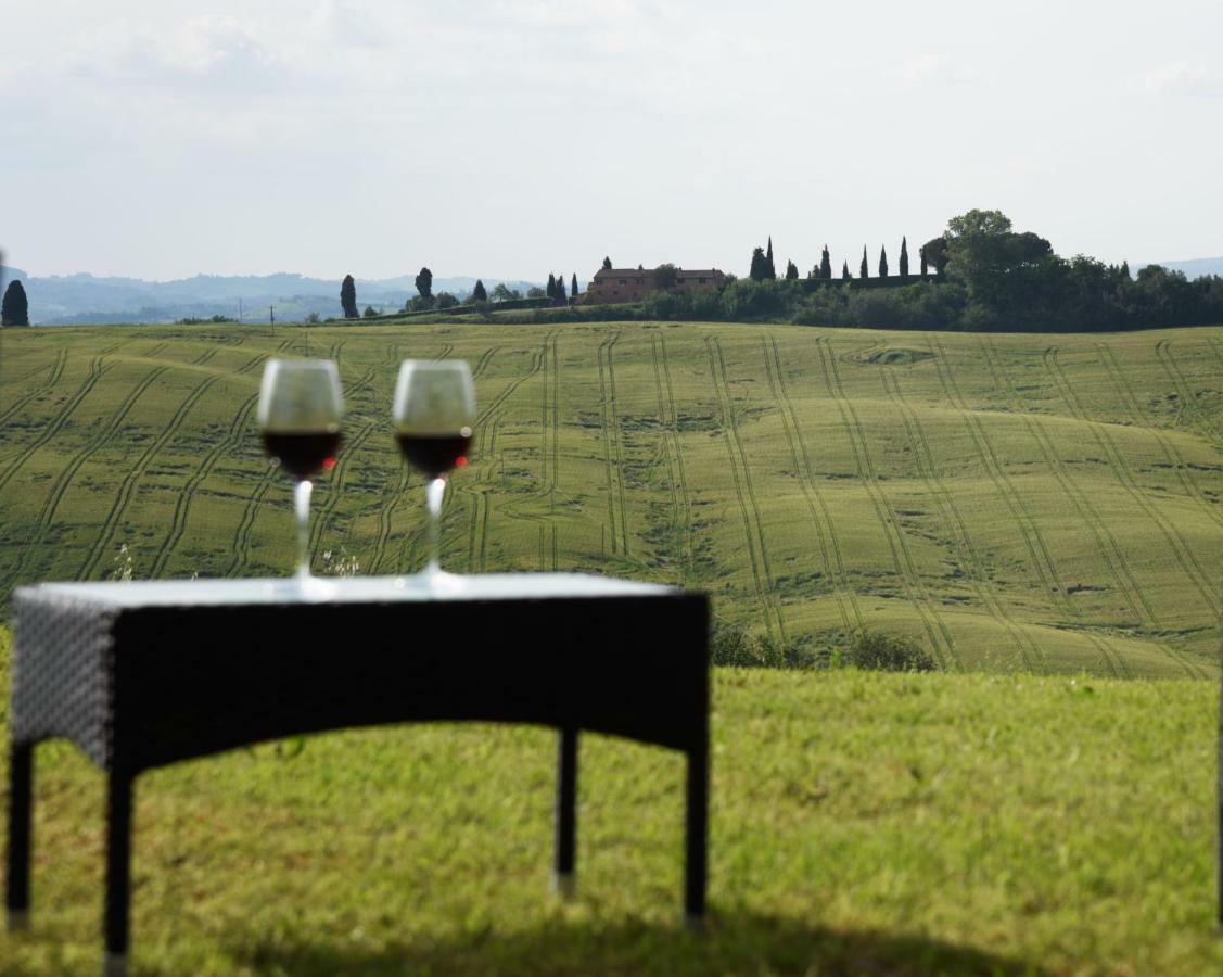 Podere Il Granaio - Crete Senesi - Tuscany Siena Eksteriør bilde